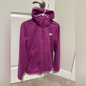 The North Face Women’s Magenta Full-Zip Hoodie size medium